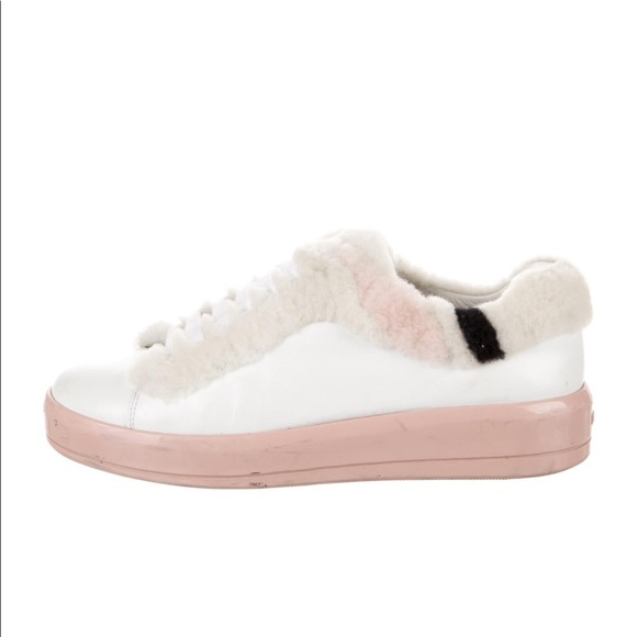 Prada sneakers with white Sherpa. - Picture 6 of 6